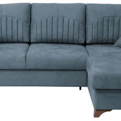 СНЯТО!!!Джейми диван-кровать угловой, ткань ТД 170, ШхГхВ 256х162х98 см., сп. м. 158х213 см., механизм дельфин Калипсо, универсальная сборка | фото 4