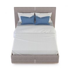 ВРСН!!Элен 140 Кровать 1400 БЕЗ ортопеда, цвет ясень шимо светлый/ткань савана латте, ШхГхВ 162,4х215х102 см., сп. м. 1400х2000 мм., б/м, БЕЗ ортопеда | фото 3