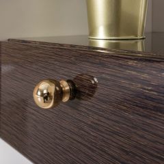 Миндаль Гостиная 03, цвет миндаль/МДФ венге глянец, ШхГхВ 193х47,5х194,9 см., универсальная сборка | фото 9