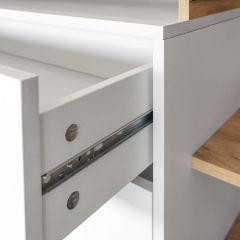 Бэль № 10, цвет дуб крафт золотой/белый премиум, ШхГхВ 280х43х200 см., ниша для ТВ 130х43х120 см., НЕ универсальная сборка | фото 3