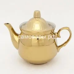 Электрический классический самовар на 3 л формы "Банка ажурная с гербом" в наборе VIP | фото 4