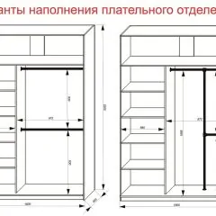 Шкаф-купе 1600 серии SOFT D6+D4+B2+PL2 (2 ящика+1штанга+1 полка) профиль «Капучино» | фото 9