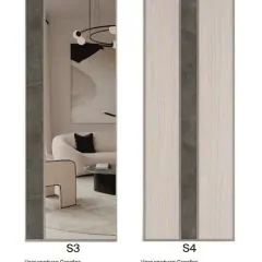 Шкаф-купе 1300 серии SILVER S3+S4+B2+PL4 (2 ящика+F обр.штанга) профиль «Серебро» | фото 9