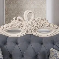 Диван Афина с раскладным механизмом (серый глянец) | фото 3
