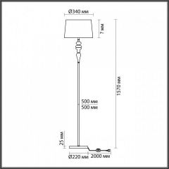 Торшер Odeon Light Homi 5040/1F | фото 4