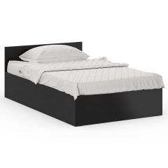 Кровать 1200 + Шкаф угловой Стандарт, цвет венге, ШхГхВ 123,5х203,5х70 + 81,2х81,2х200см., сп.м. 1200х2000 мм., без матраса, основание есть | фото 5