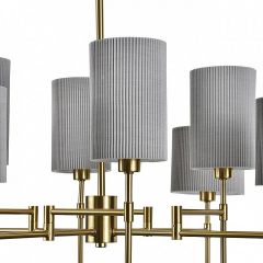 Люстра на штанге Indigo Plisse 13033/8R Brass | фото 3