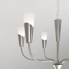 Подвесная люстра Eurosvet Rhyton 60167/6 никель | фото 7