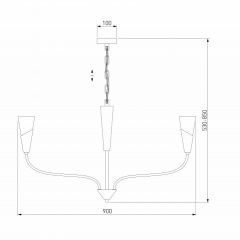 Подвесная люстра Eurosvet Rhyton 60167/8 латунь | фото 6