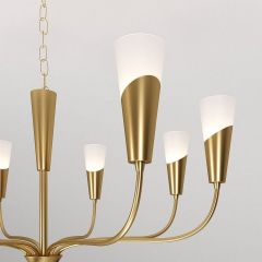 Подвесная люстра Eurosvet Rhyton 60167/8 латунь | фото 7