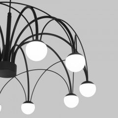 Подвесная люстра Eurosvet Ragno 90034/10 LED черный | фото 6