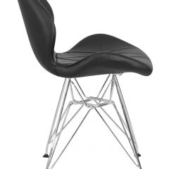 Стул обеденный DOBRIN BUTTERFLY CHROME, ножки хром, цвет чёрный | фото 3
