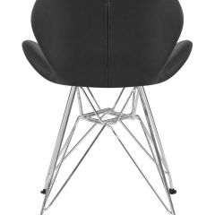 Стул обеденный DOBRIN BUTTERFLY CHROME, ножки хром, цвет чёрный | фото 5