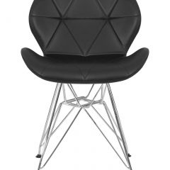 Стул обеденный DOBRIN BUTTERFLY CHROME, ножки хром, цвет чёрный | фото 7