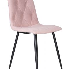 Стул обеденный DOBRIN CHILLY ROMBO, Розовый Simple 03, основание черное | фото 2
