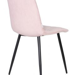 Стул обеденный DOBRIN CHILLY ROMBO, Розовый Simple 03, основание черное | фото 4