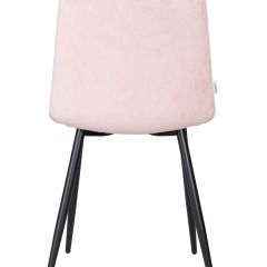 Стул обеденный DOBRIN CHILLY ROMBO, Розовый Simple 03, основание черное | фото 5