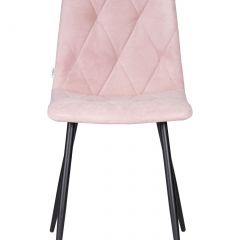 Стул обеденный DOBRIN CHILLY ROMBO, Розовый Simple 03, основание черное | фото 6