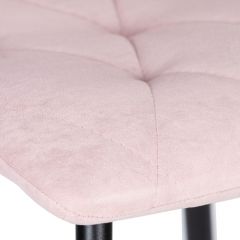 Стул обеденный DOBRIN CHILLY ROMBO, Розовый Simple 03, основание черное | фото 7