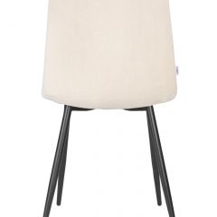 Стул обеденный DOBRIN CHILLY ROMBO, Бежевый Simple 44, основание черный | фото 5