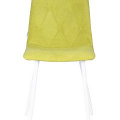 Стул обеденный DOBRIN CHILLY ROMBO, Лайм Simple 14, основание белый | фото 6