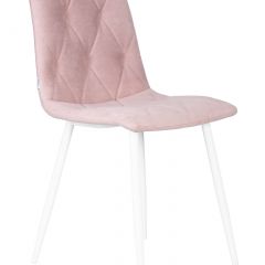 Стул обеденный DOBRIN CHILLY ROMBO, Розовый Simple 03, основание белый | фото 2