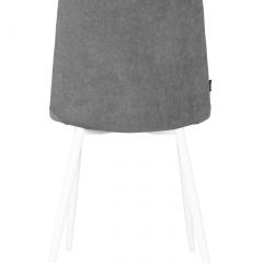 Стул обеденный DOBRIN CHILLY ROMBO, Серый Simple 33, основание белый | фото 5