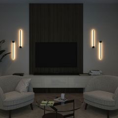 DK5010-BK Бра 600 мм, 3000К, IP20, 5 Вт, черный, алюминий | фото 6