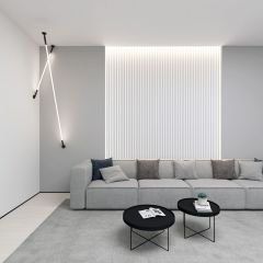 DK7503-BK Cветильник-трос в оплетке FLEX со светодиодом 3м 24V DC 52W 360° 3000К IP20 черный | фото 4