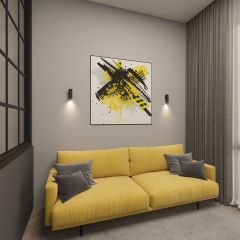 DK5021-BK Настенный светильник, IP20, до 15 Вт, LED, GU10, черный, алюминий | фото 5