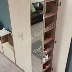 Прихожая ДОМИНО mini Бодега темный/светлый | фото 3