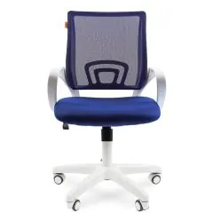 Кресло для оператора CHAIRMAN 696 white (ткань TW-10/сетка TW-05) | фото 2