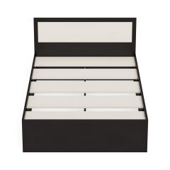 Фиеста Кровать 1200, цвет венге/дуб лоредо, ШхГхВ 123,5х203,5х80 см., сп.м. 1200х2000 мм., без матраса, основание есть | фото 4